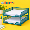 Beaovry™ Teal Two-Tier Mesh Paper Tray
