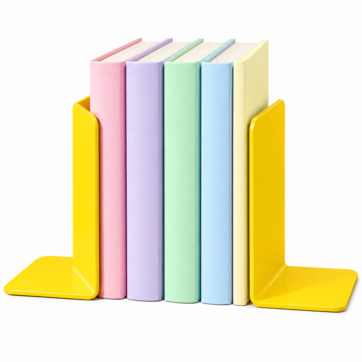 Beaovry™ Sunshine Yellow Metal Bookends