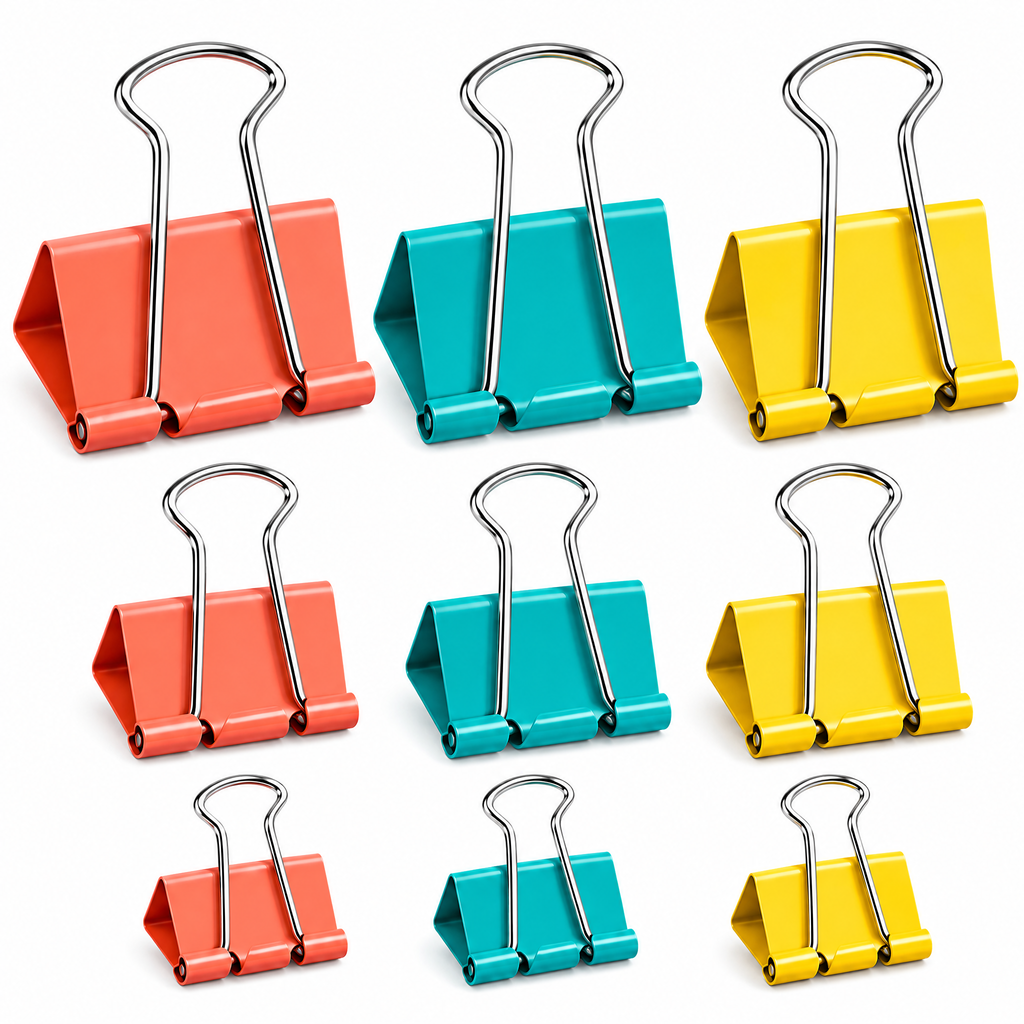 Beaovry™ Colorful Binder Clip Set