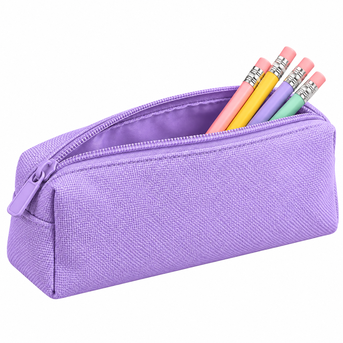 Beaovry™ Lavender Zippered Pencil Pouch