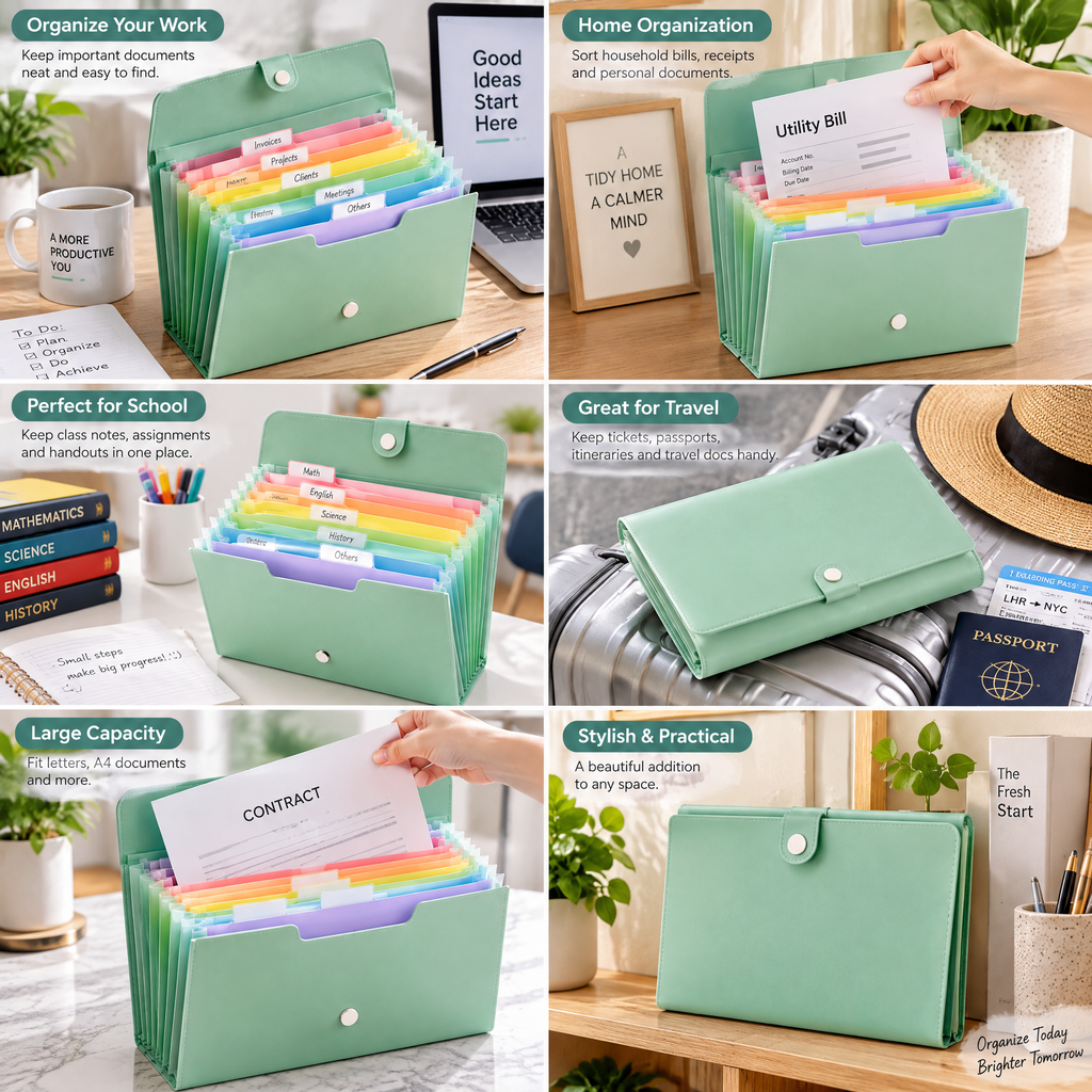 Beaovry™ Expanding File Organizer