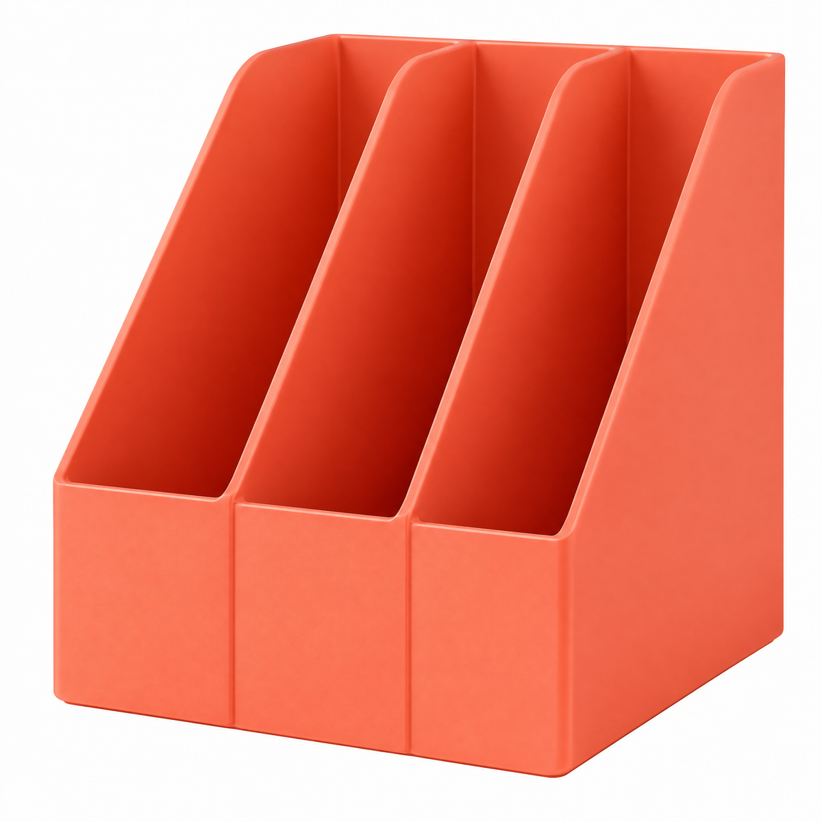 Beaovry™ Coral Three-Compartment Vertical File Holder